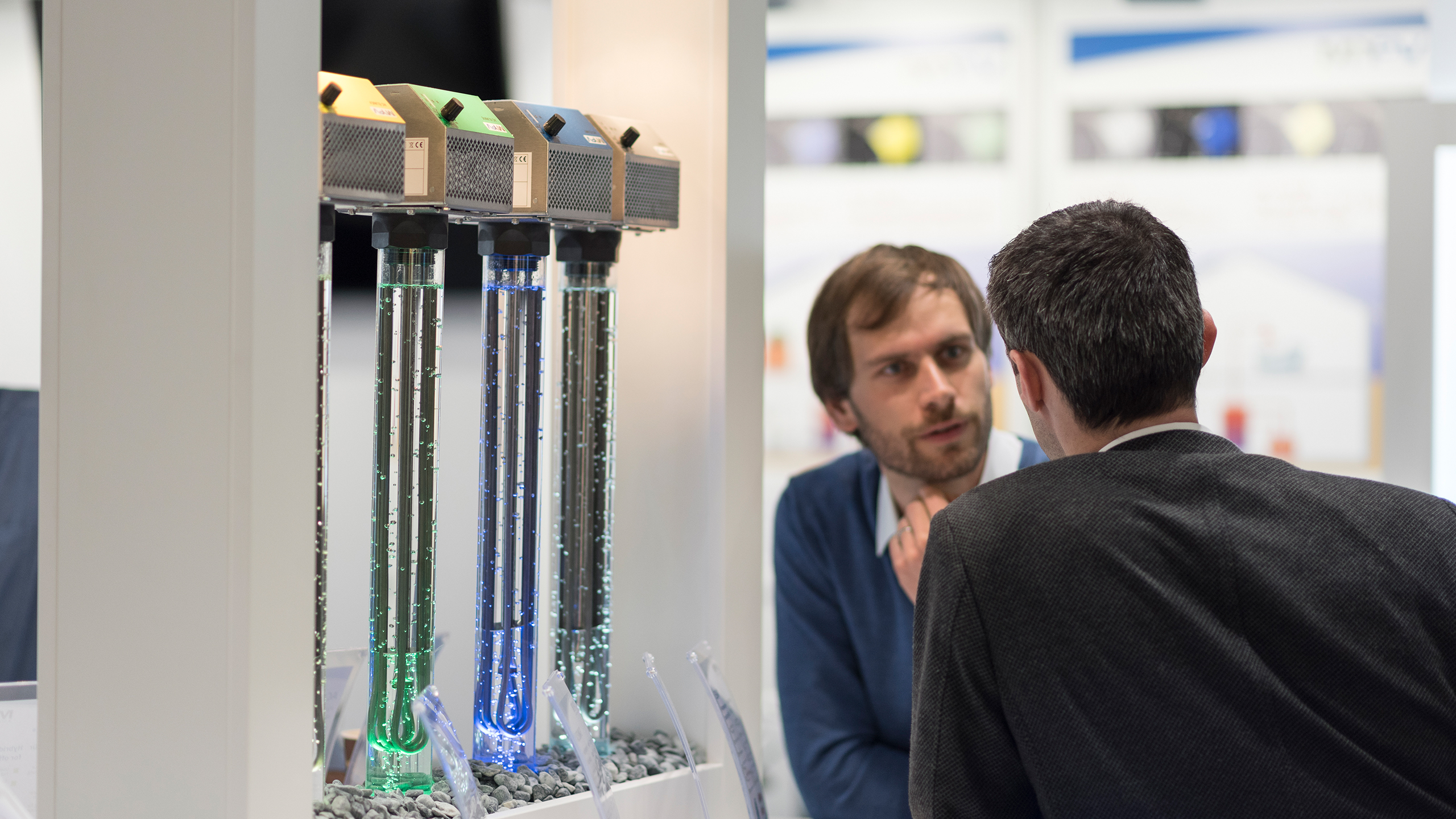 Conversation at a fair